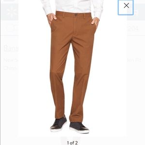 Banana Republic Mens Burnt Sienna Aiden Chino Pant